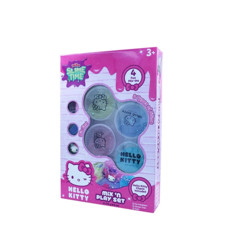 Doh Time Slime Time Hello Kitty Mix 'N Play Slime Set (3+ Years)