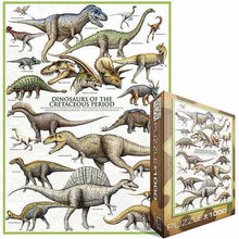 Puzzle 1000 Dinosaurs Of Cretaceous Period