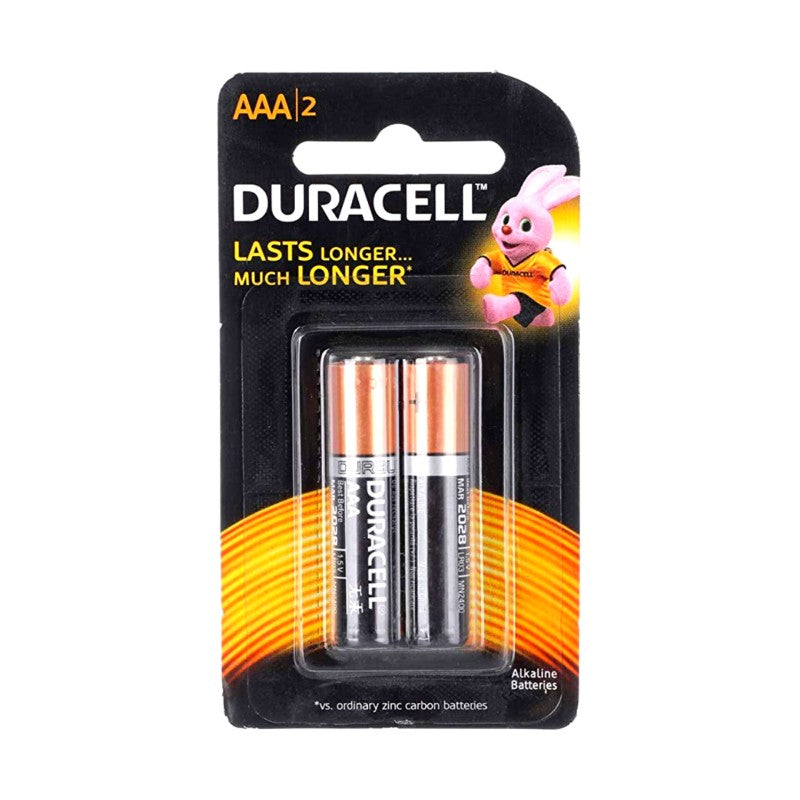 Duracell AAA Alkaline Batteries 2 Pack