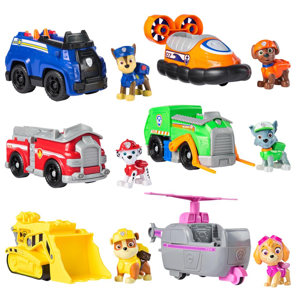 PAW Patrol Basic Vehicle Assortment with Figure Toy Car & Pup