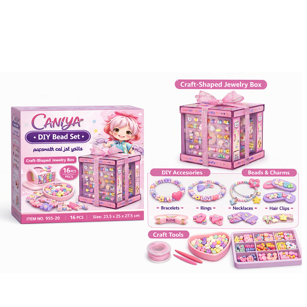 Caniya DIY Bead Jewellery Set with Storage Case