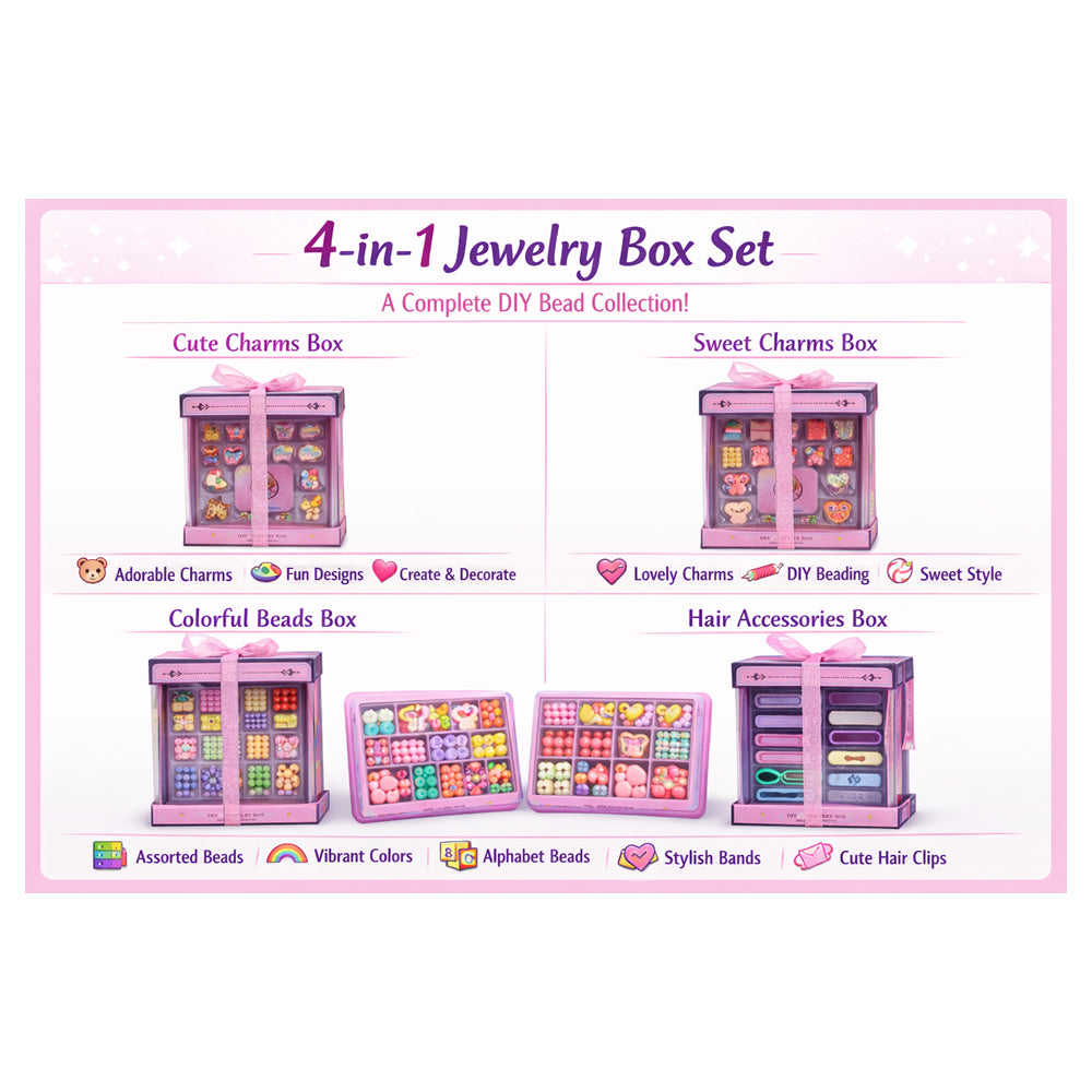 Caniya DIY Bead Jewellery Set with Storage Case