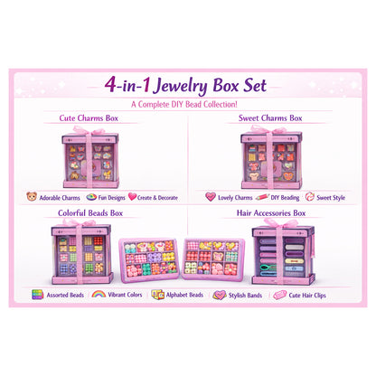 Caniya DIY Bead Jewellery Set with Storage Case