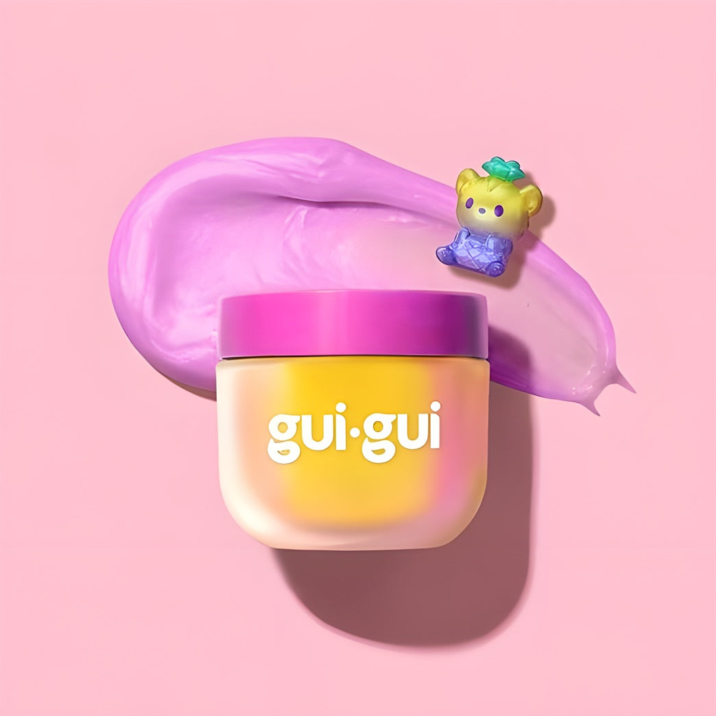 مجموعة سلايم GUI GUI Fruity Glow Deluxe المزدوجة مع السلايم المعطر والأدوات