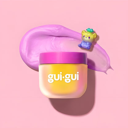 مجموعة سلايم GUI GUI Fruity Glow Deluxe المزدوجة مع السلايم المعطر والأدوات