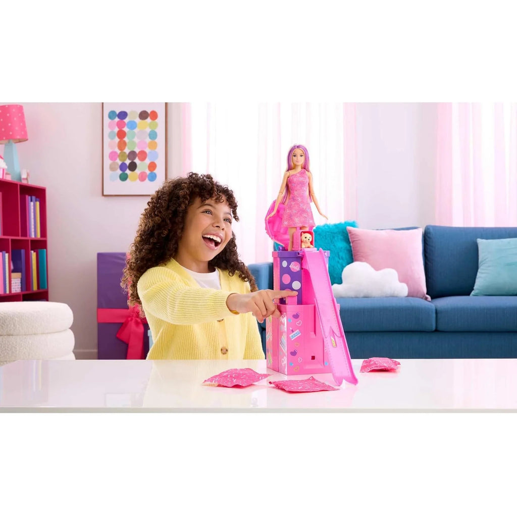 Barbie Party Unboxed Surprise & Slide