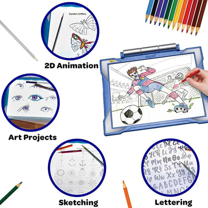 Crayola Light-Up Tracing Pad – Blue