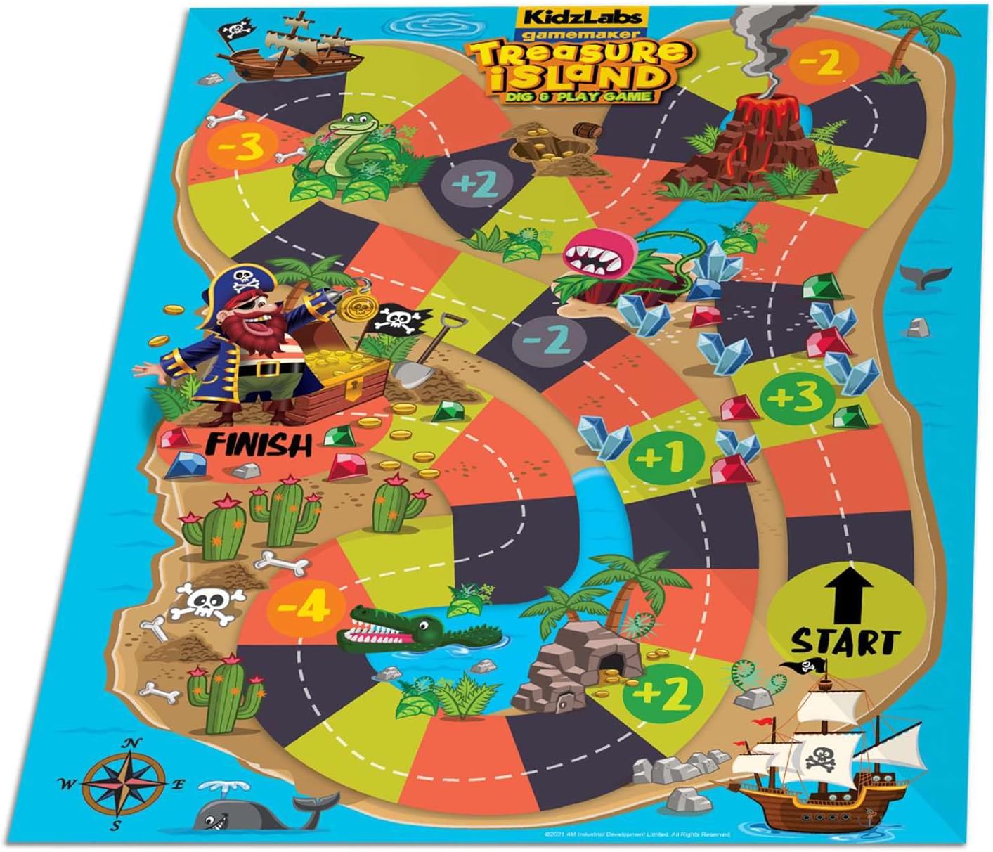 Treasure Island Dig & Play Game