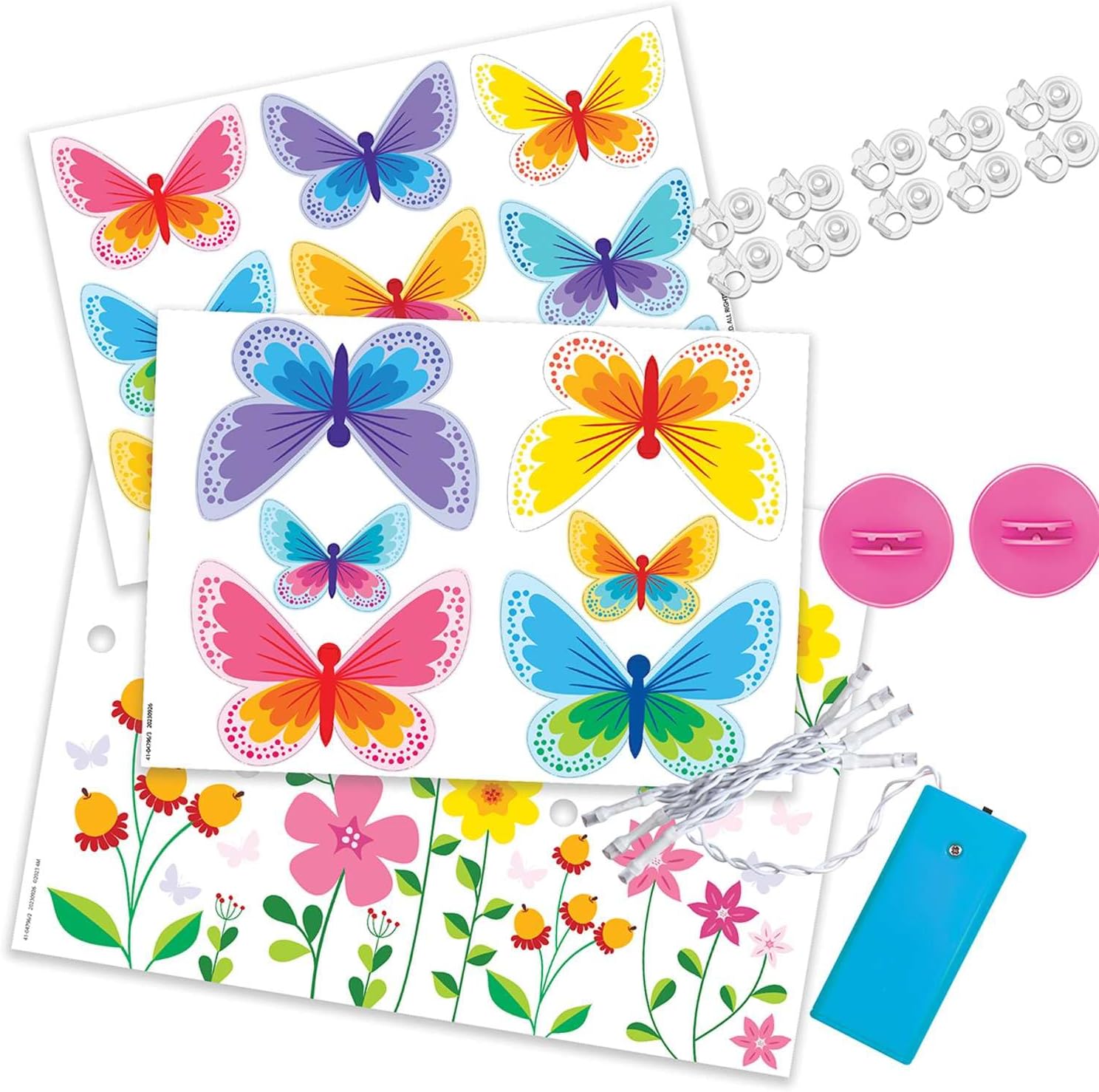 4M Glow 3D Butterfly Canvas