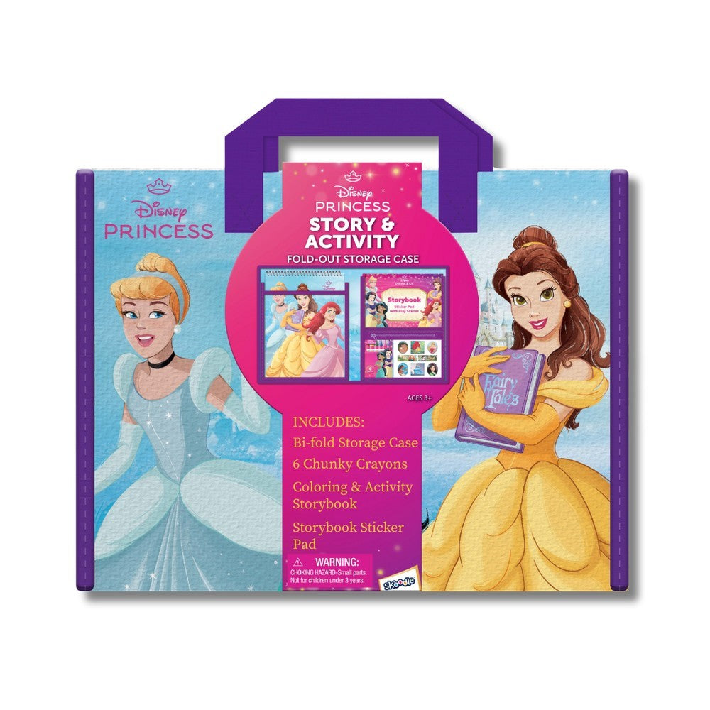 Skoodle Disney Princess Fold-Out Storage Case Activity Kit (3+ Years)