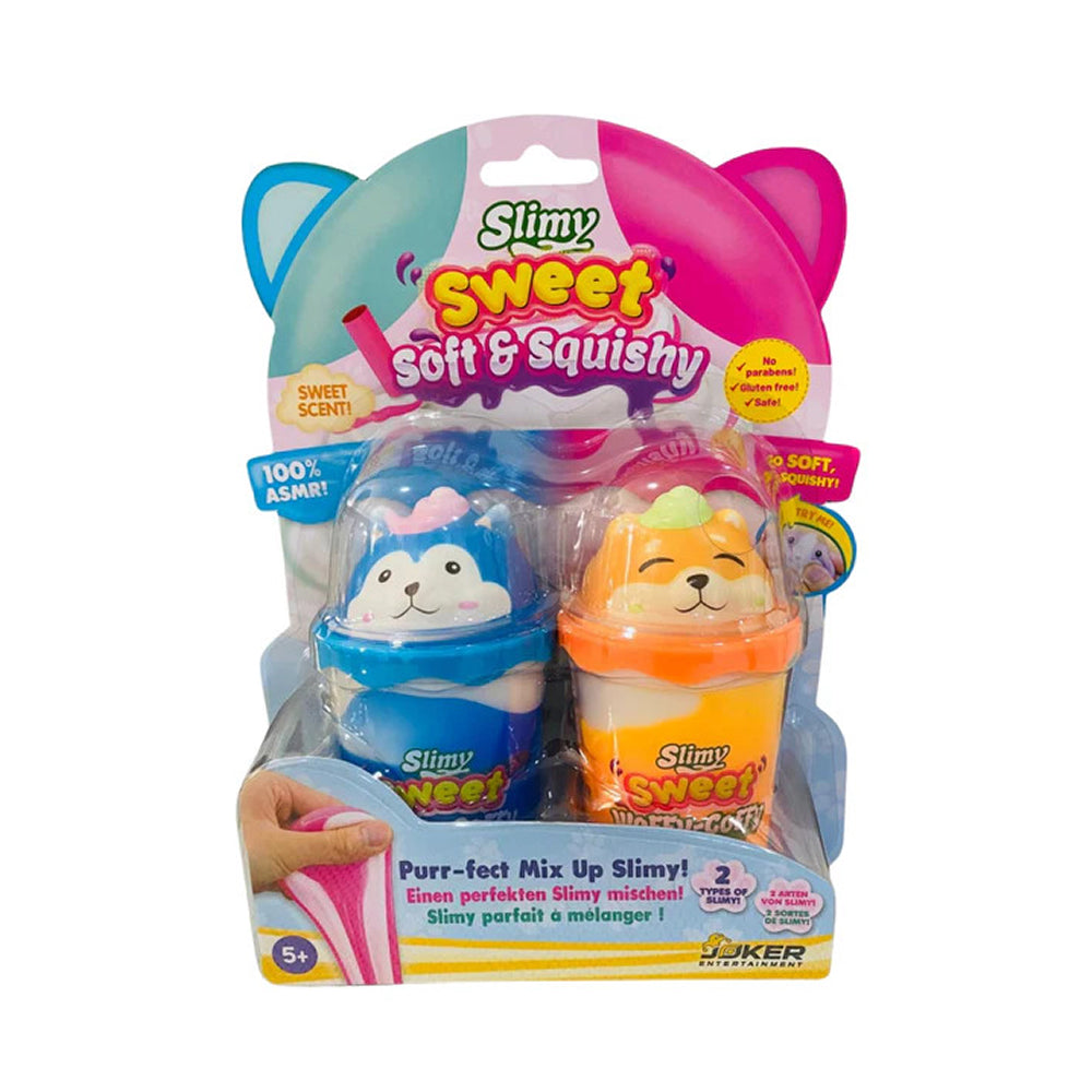 Slimy Sweet Soft & Squishy Purr-fect Mix Up Slimy Set (6+ Years) - Assorted