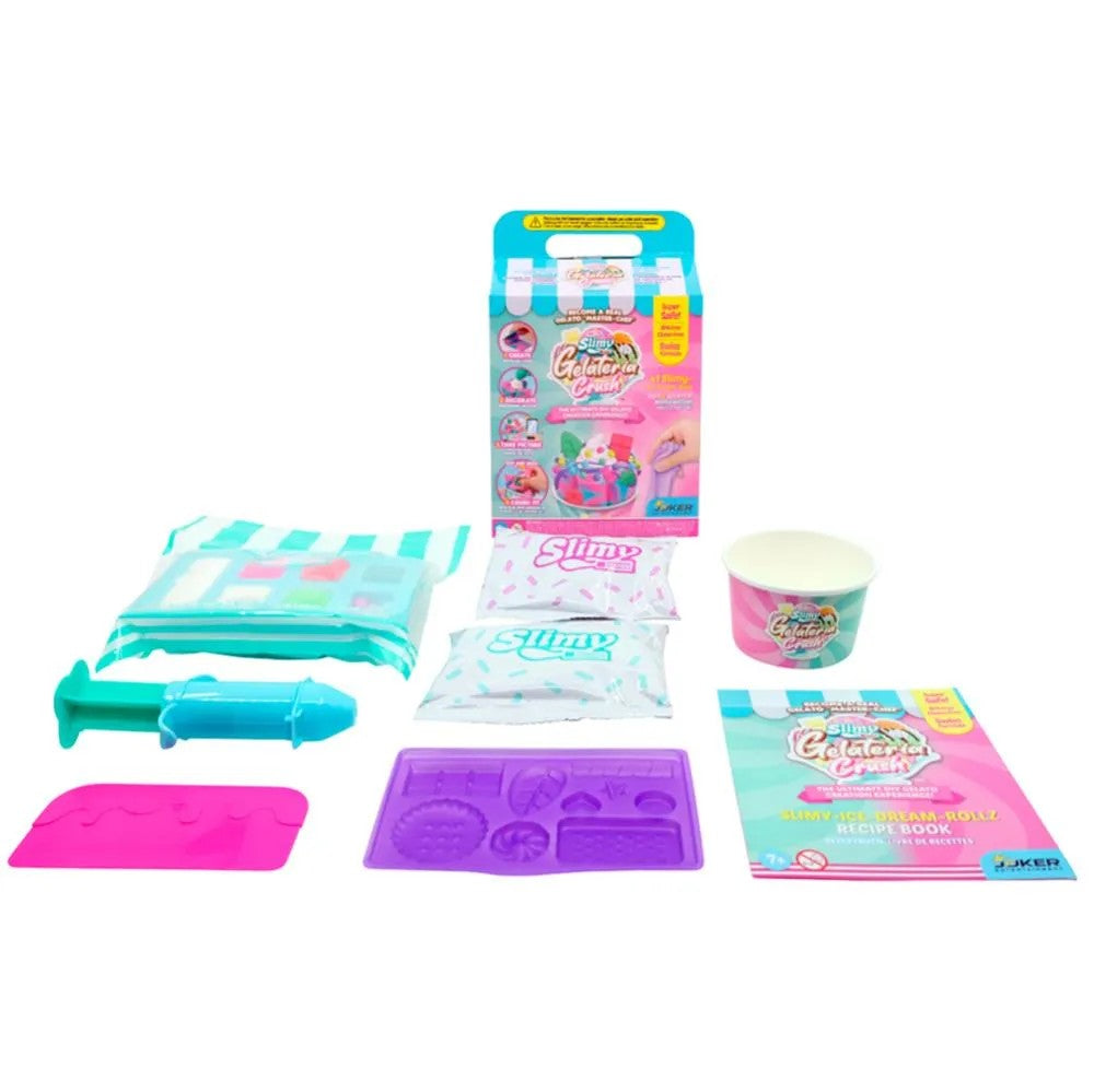 Slimy Gelateria Rolls DIY Dessert Slime Sensory Play Kit