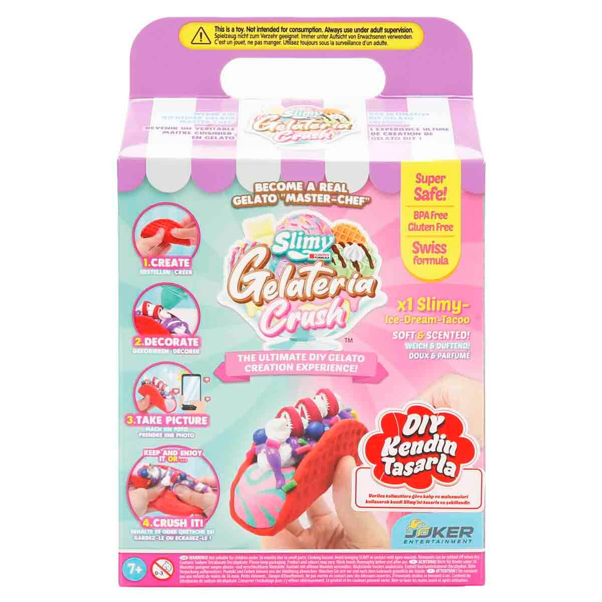 Slimy Gelateria Tacos DIY Dessert Slime Sensory Play Kit