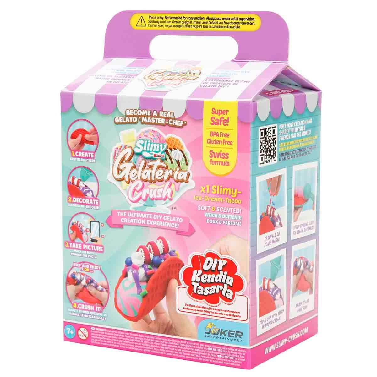 Slimy Gelateria Tacos DIY Dessert Slime Sensory Play Kit