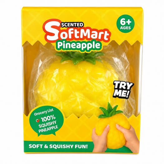 Pineapple Squishy Stress Toy (6+ Years)