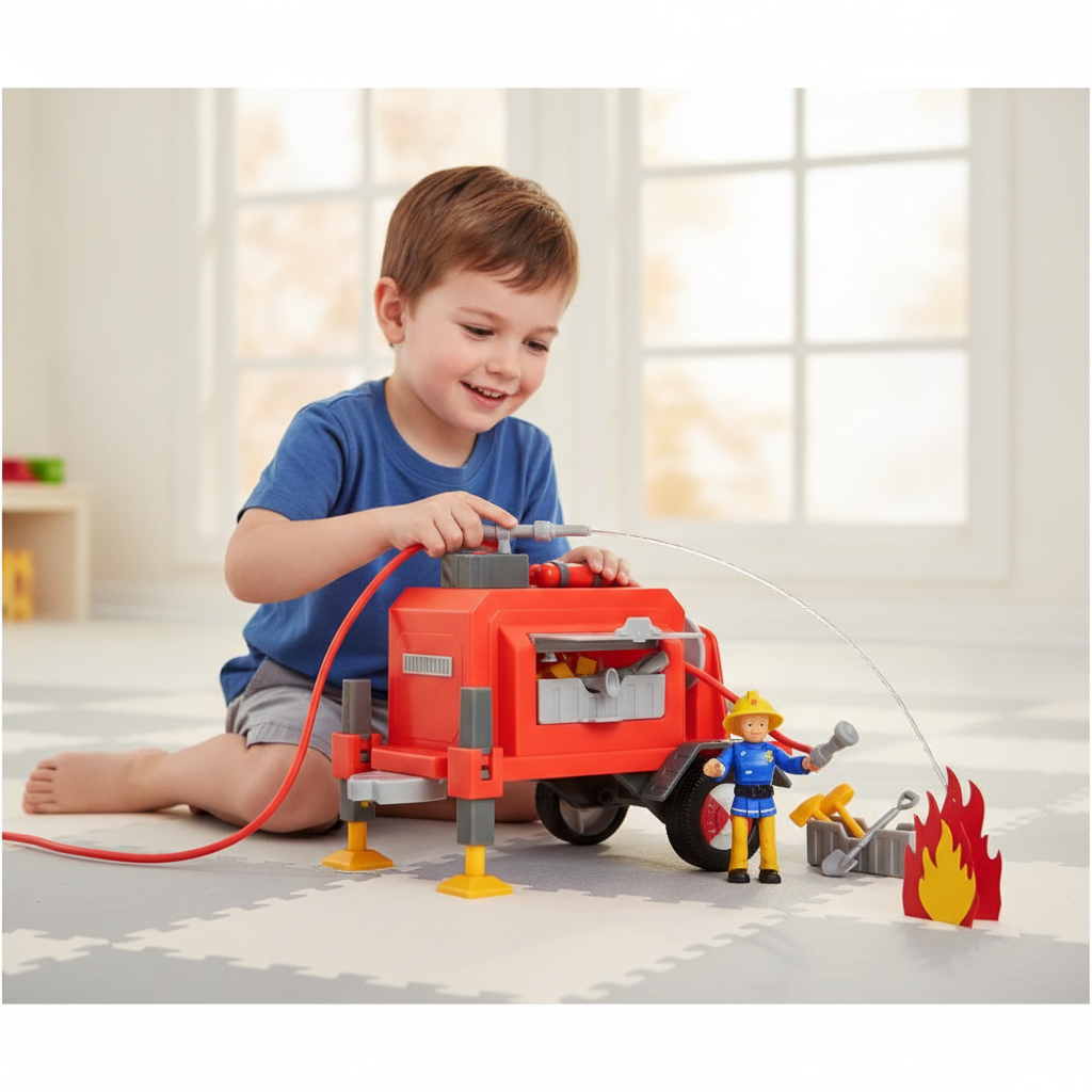 Fireman Sam Rescue Trailer with Penny Figure