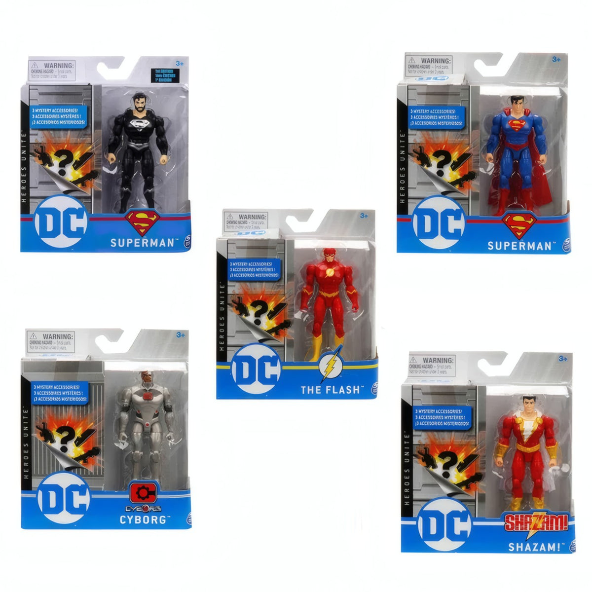 DC Comics 4-Inch Action Figure with Mystery Accessories – Assorted (3+ Years)