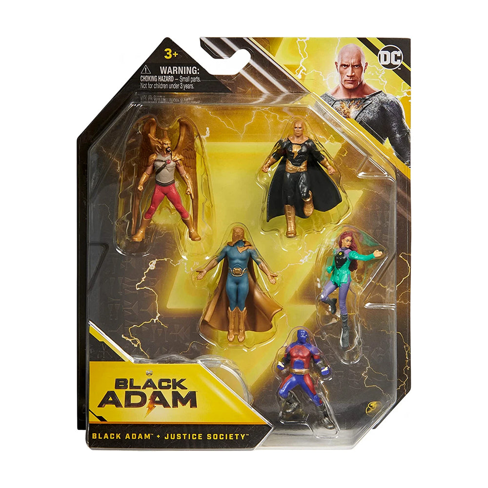 DC Black Adam Justice Society 5cm Toy Figures (3+ Years)