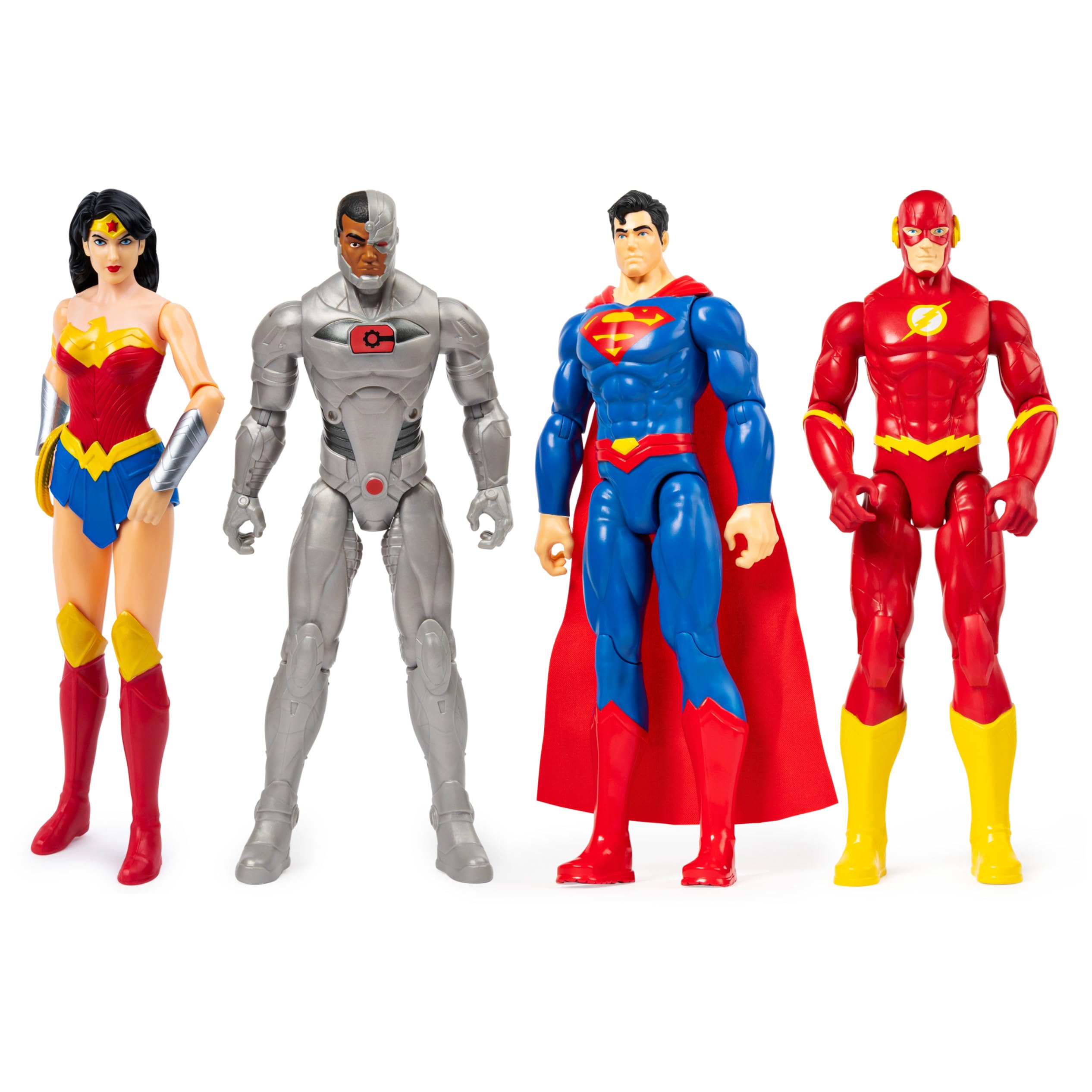 DC Comics 12-Inch Super Hero Action Figure 4-Pack