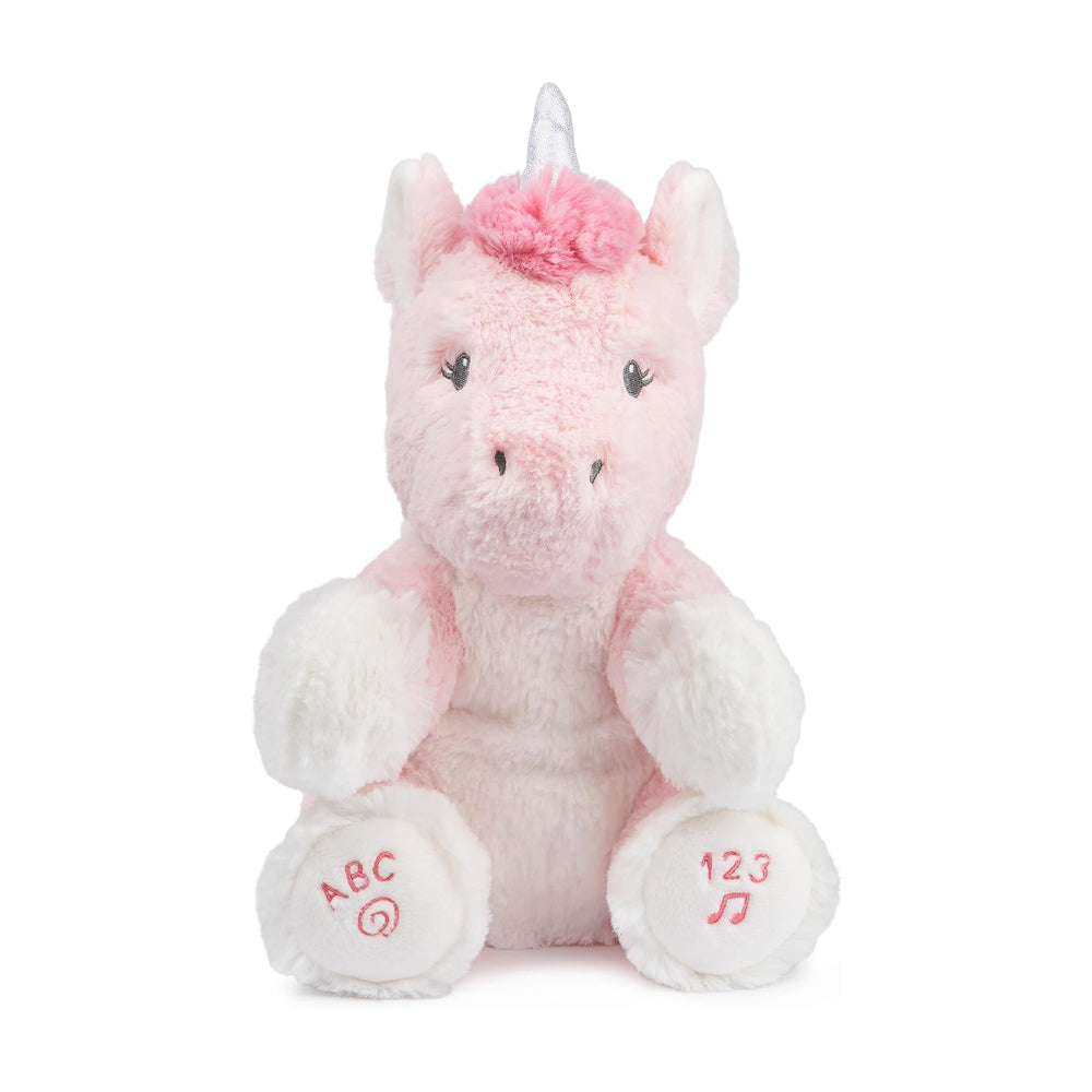Gund Pink & White Alora the Unicorn 28cm Animated Plush Toy (0+ Months)