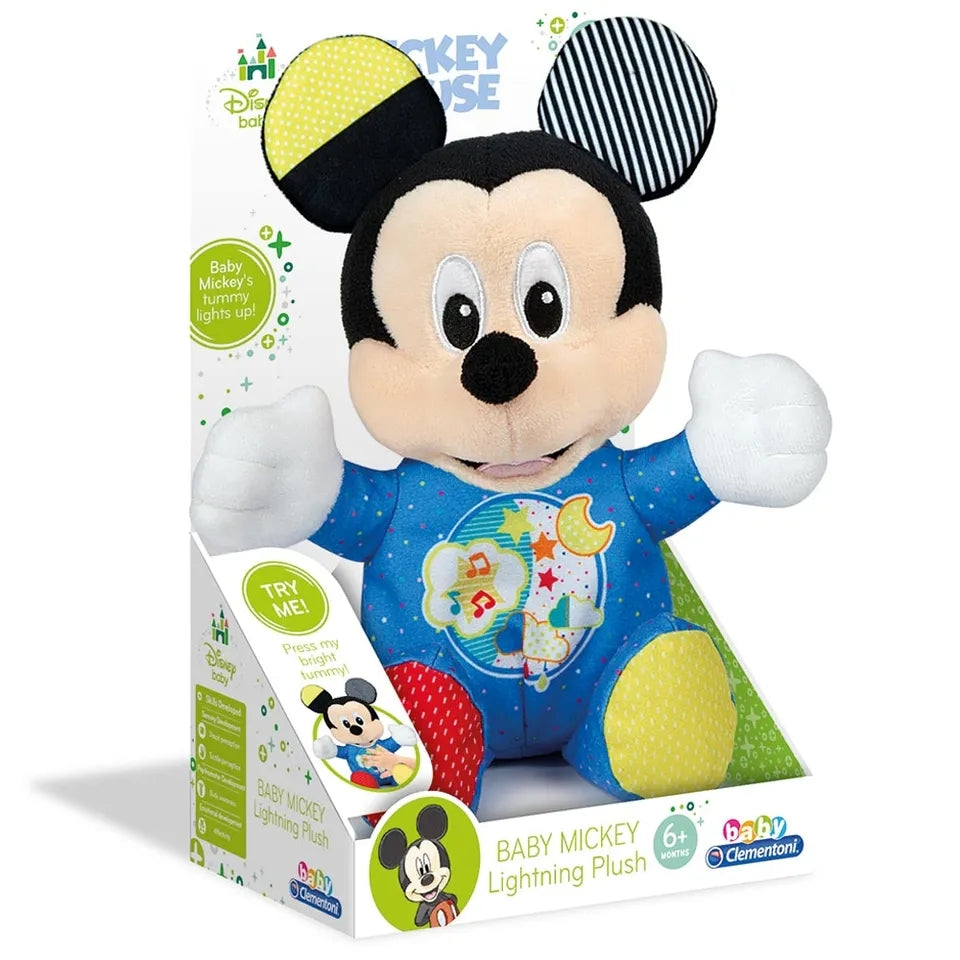 Clementoni Disney Baby Mickey Light & Dreams Plush
