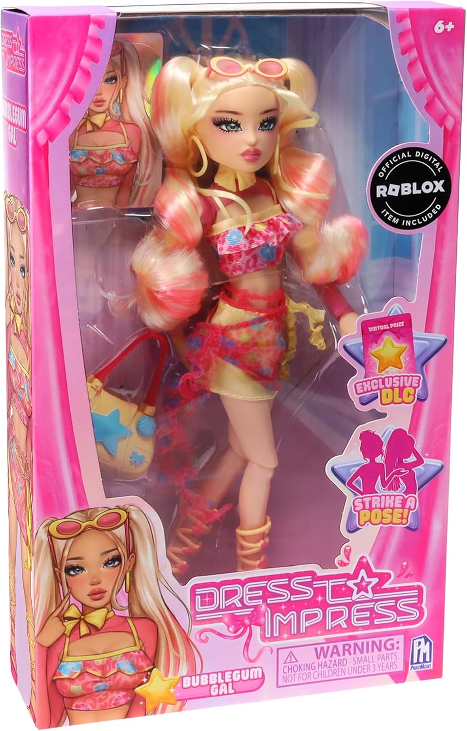 Dress To Impress Bubblegum Gal Fashion Doll 29 cm