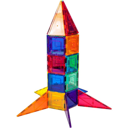 PicassoTiles Rocket Booster Magnetic Building Set 32 Pieces