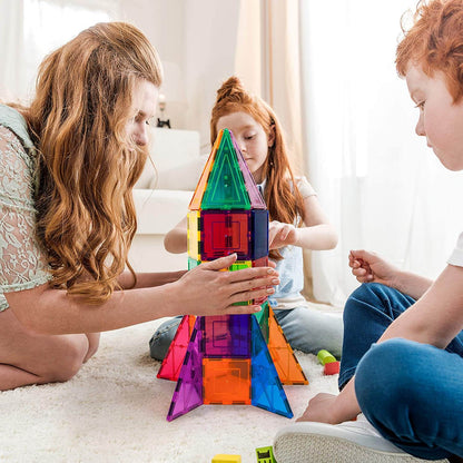 PicassoTiles Rocket Booster Magnetic Building Set 32 Pieces