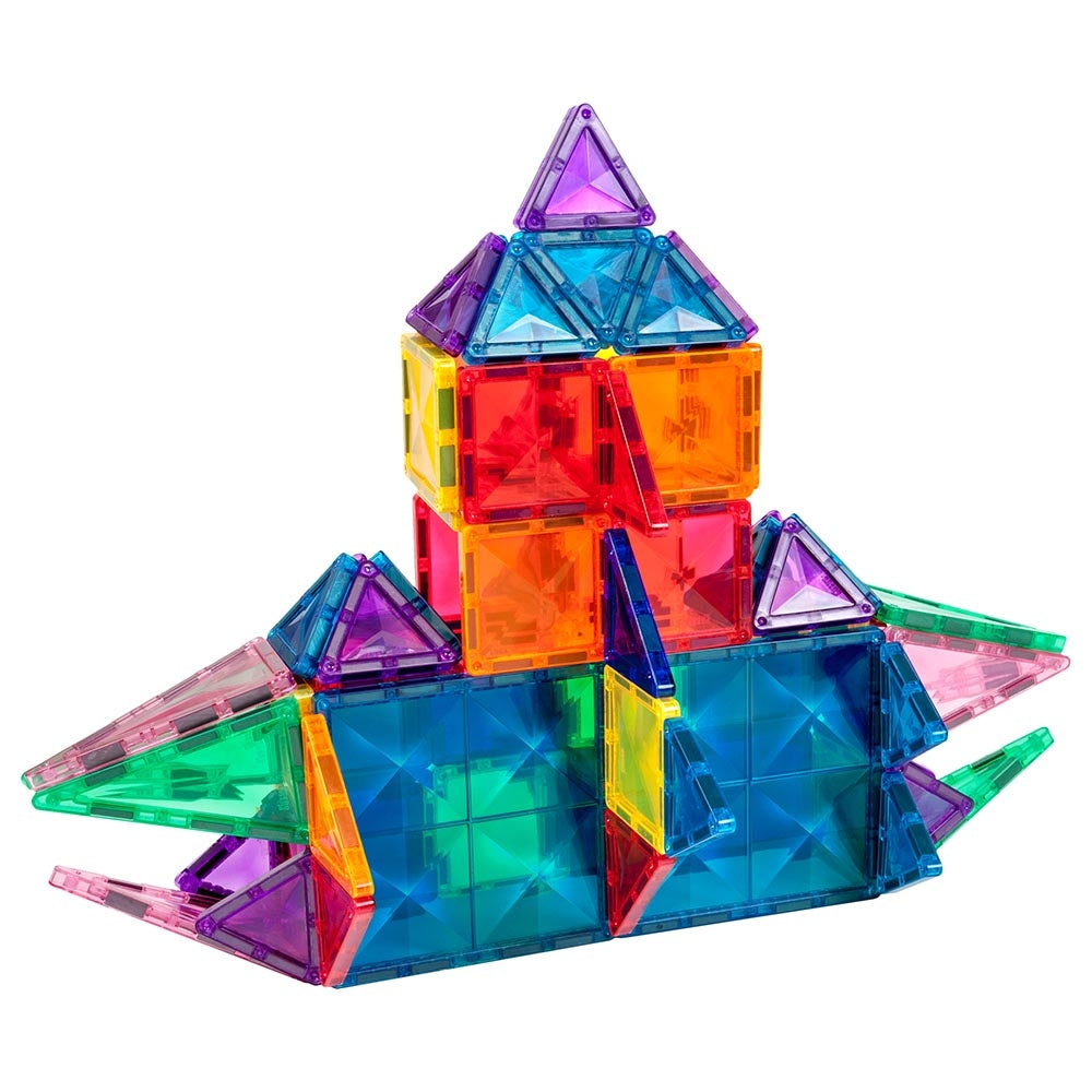PicassoTiles Mini Diamond Magnetic Building Set 60 Pieces