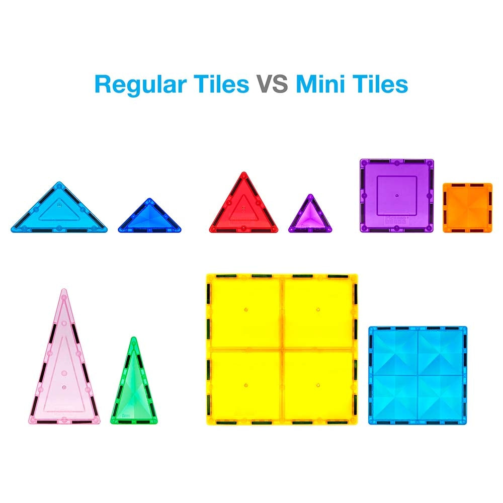 PicassoTiles Mini Diamond Magnetic Building Set 60 Pieces