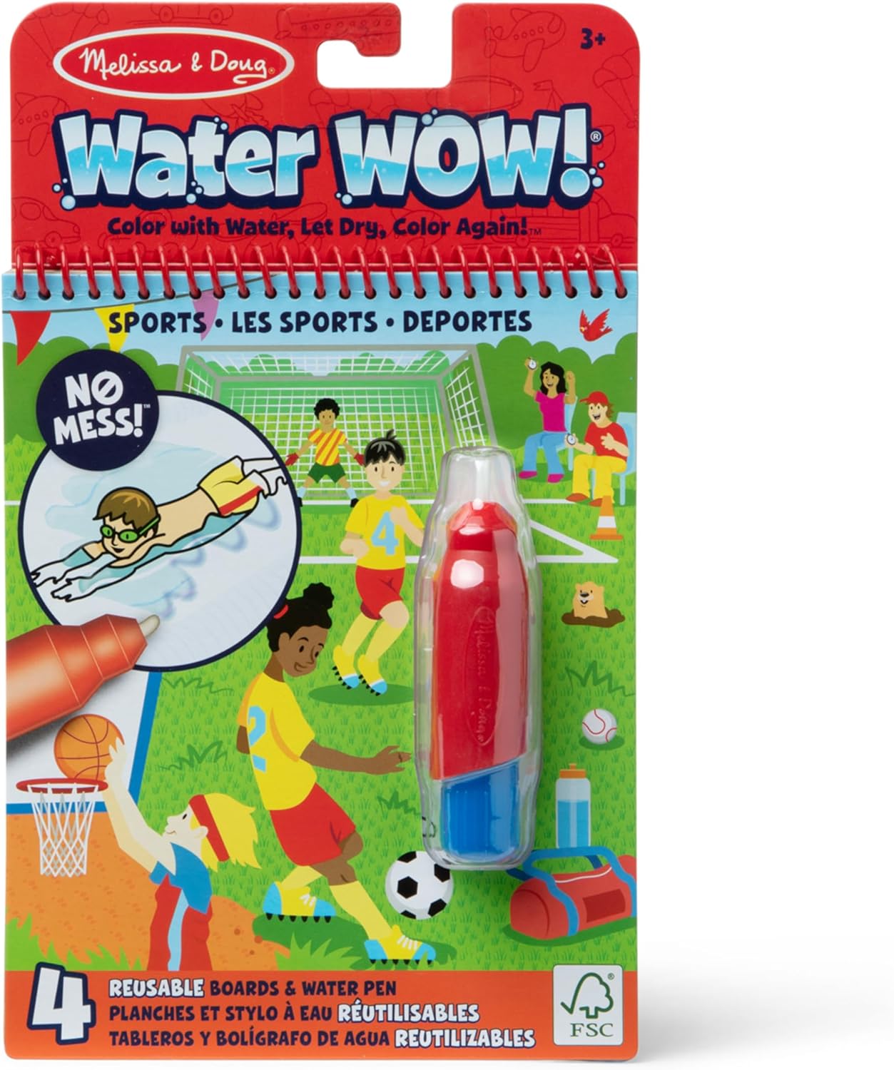M&D Water Wow - Sports Water Reveal Pad