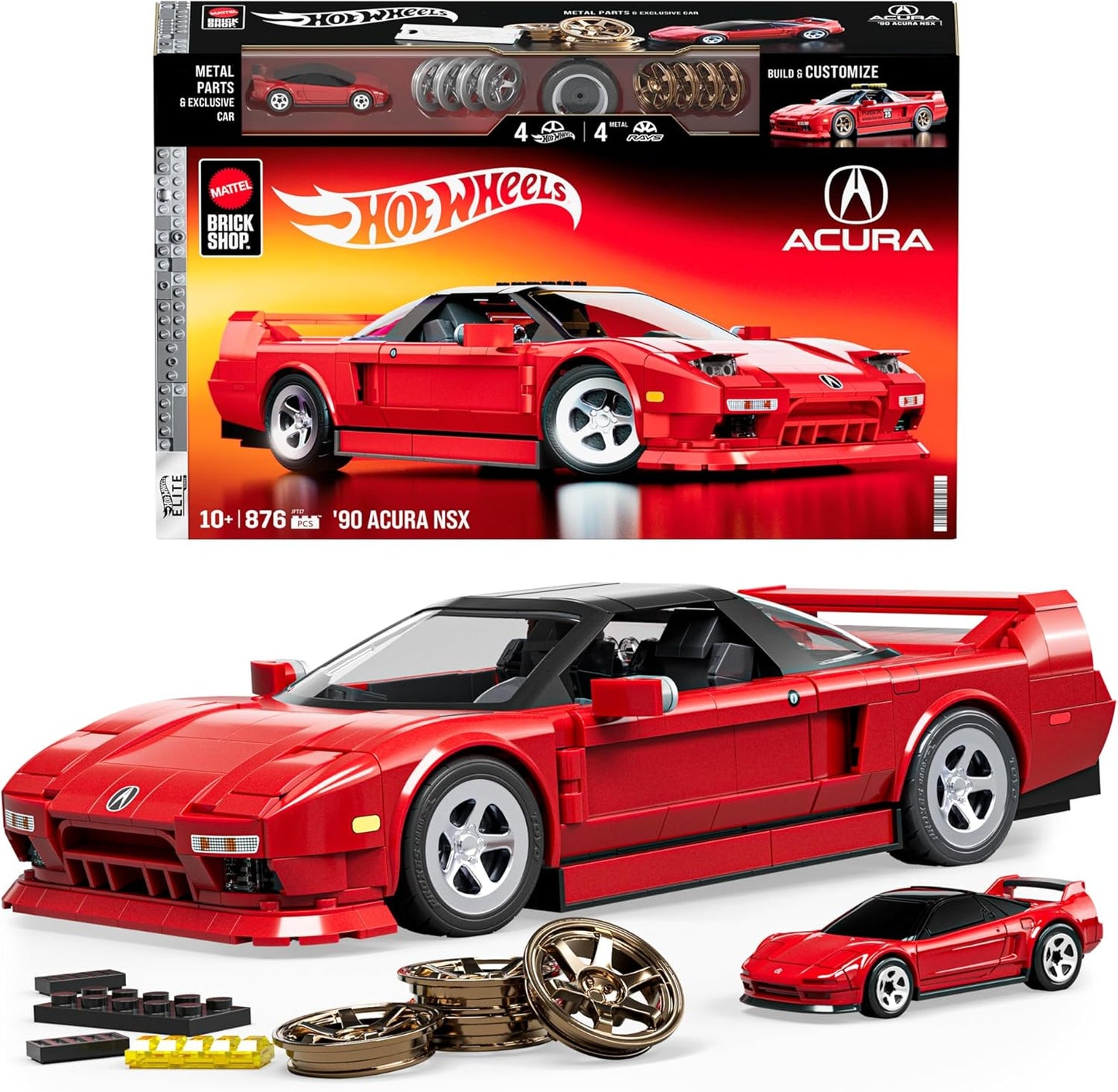 Mattel Brick Shop Hot Wheels Elite Acura NSX