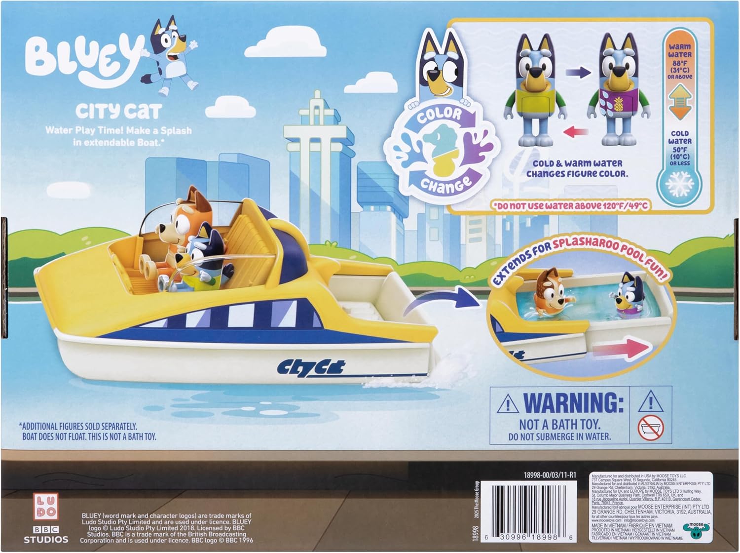 BLUEY S13 BLUEY'S MOTORBOAT VEHICLE - 630996189986