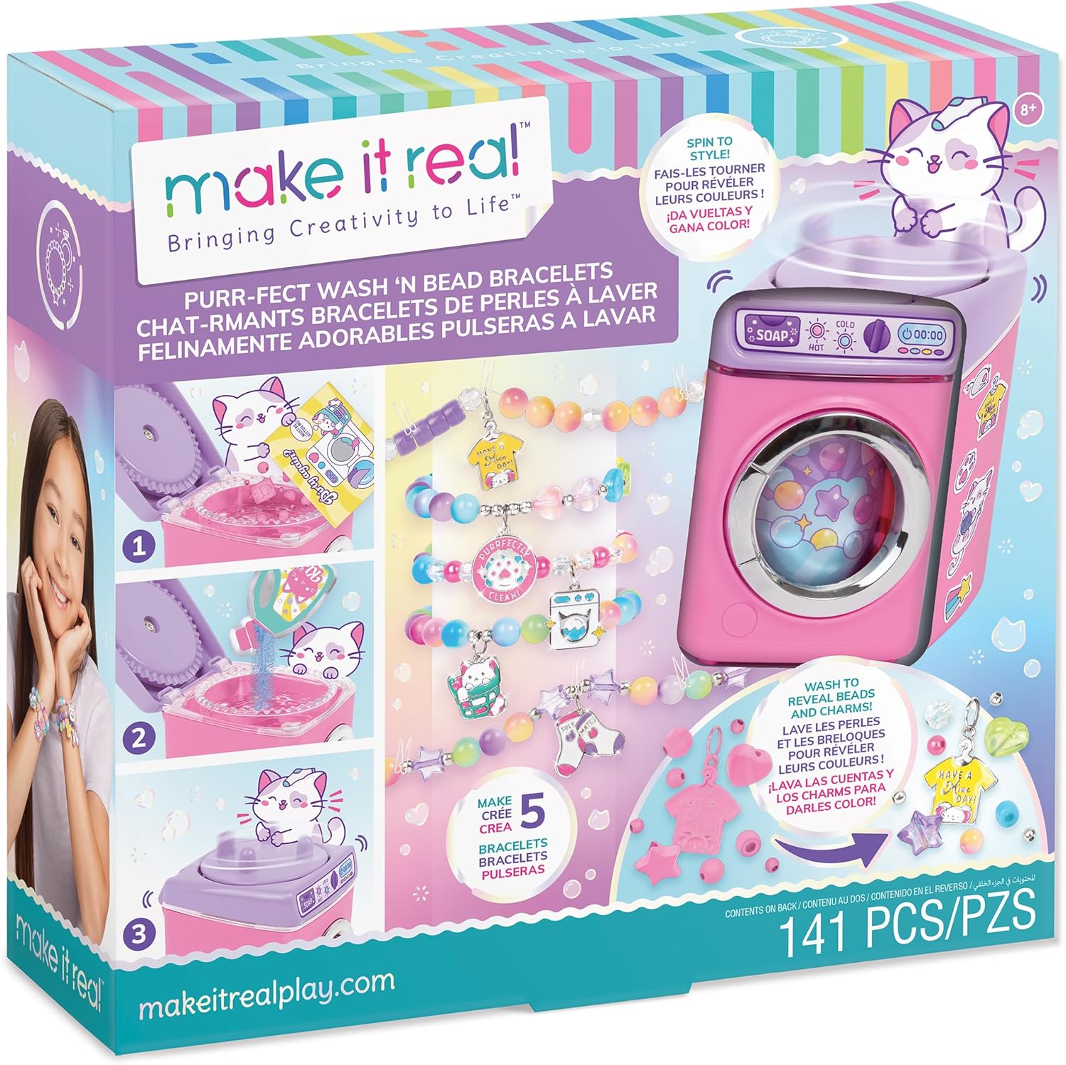 Purr-fect Wash ‘N Bead Bracelets