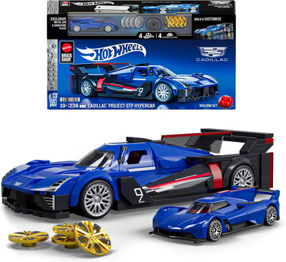 Mattel Brick Shop Hot Wheels Cadillac Project GTP Hypercar Building Set