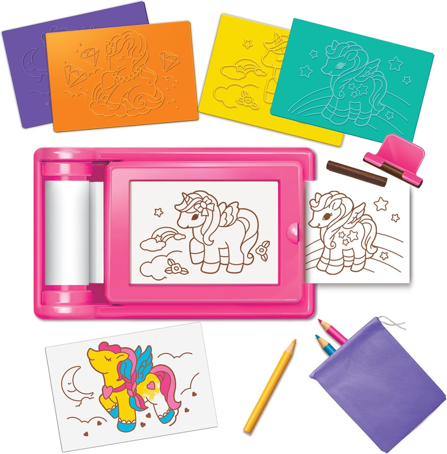 4M KidzMaker/Unicorn Rub Art Studio