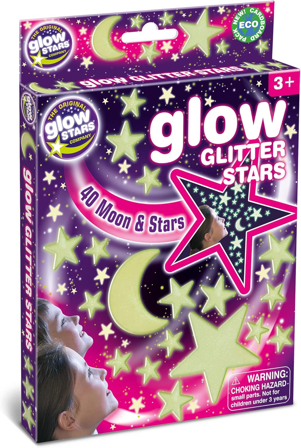 Glow Glitter stars