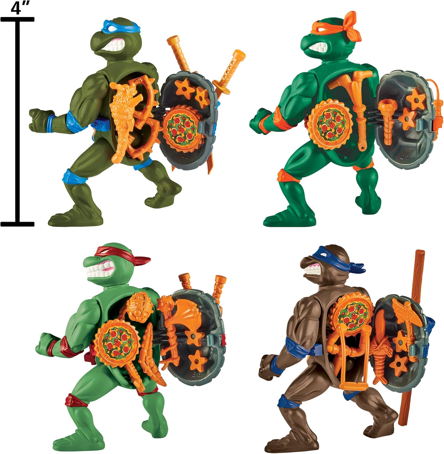 TMNT CLASSIC 4IN MUTANT FIG.