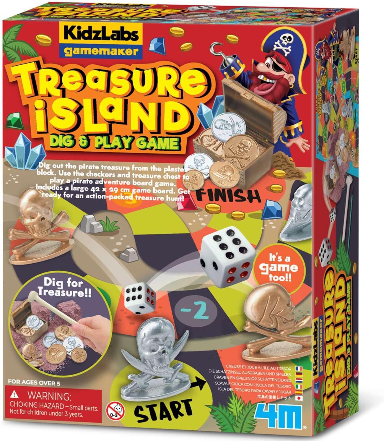 Treasure Island Dig & Play Game
