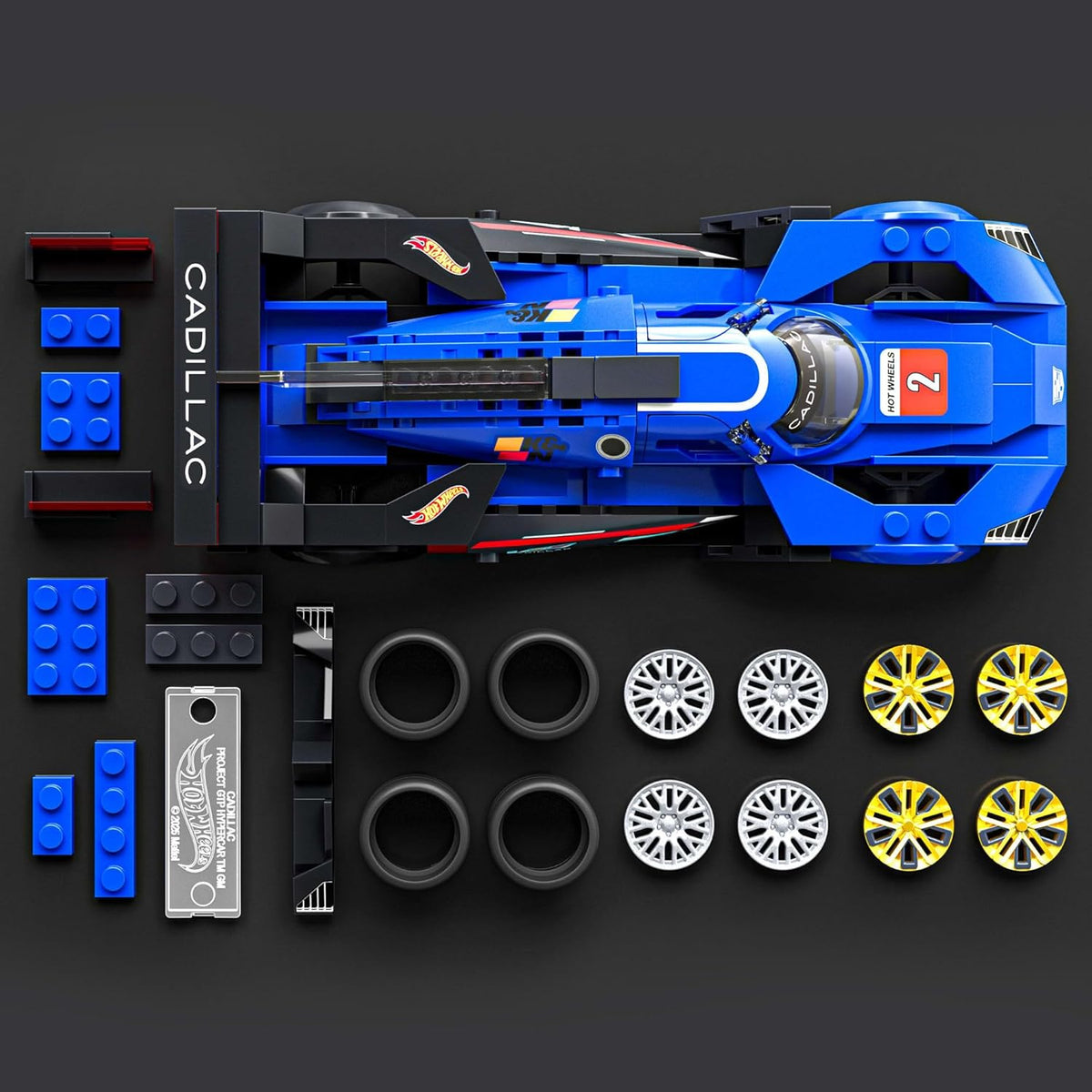 Mattel Brick Shop Hot Wheels Cadillac Project GTP Hypercar Building Set
