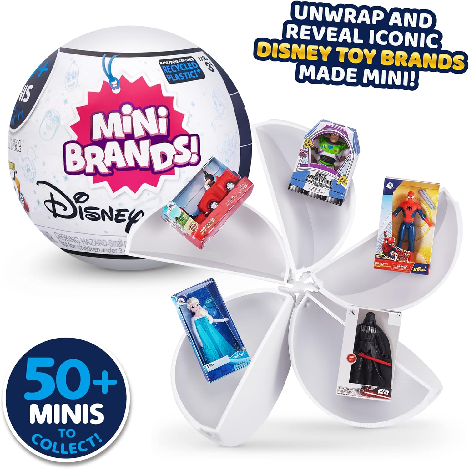 5 SURPRISE-DISNEY STORE MINI BRANDS