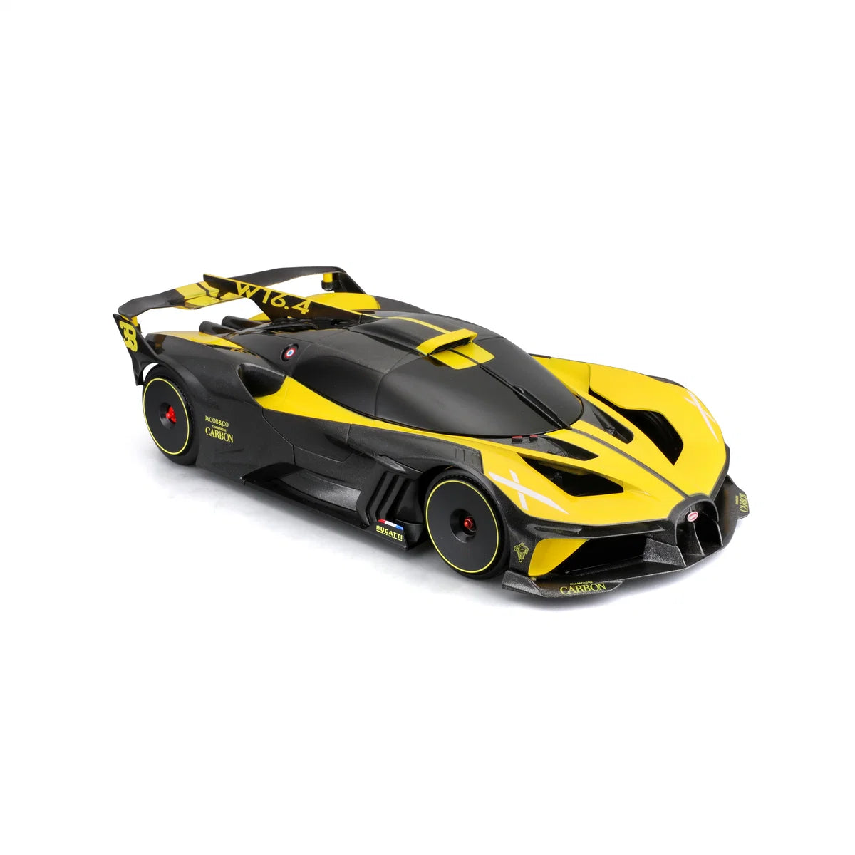 RC 1:14 STREET SERIES RC BUGATTI BOLIDE BLACK/YELLOW
