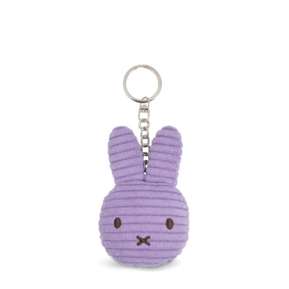 Miffy Corduroy Flat Keychain – Lilac 10cm