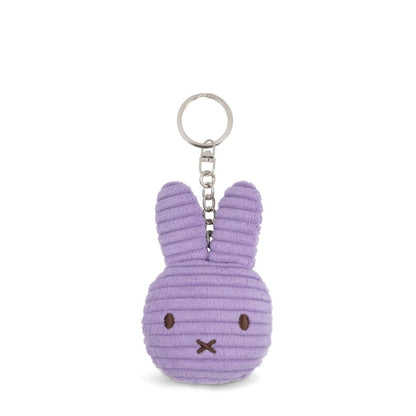 Miffy Corduroy Flat Keychain – Lilac 10cm