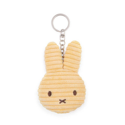 Miffy Corduroy Flat Keychain – Buttercream 10cm