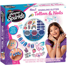 مجموعة فن الجليتر للأظافر ووشوم الجسم اللامعة Shimmer N Sparkle