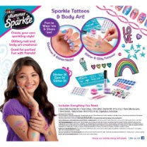 Shimmer N Sparkle Nails & Body Tattoos Glitter Art Set