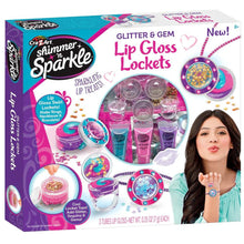 Shimmer N Sparkle Glitter & Gem Lip Gloss Lockets
