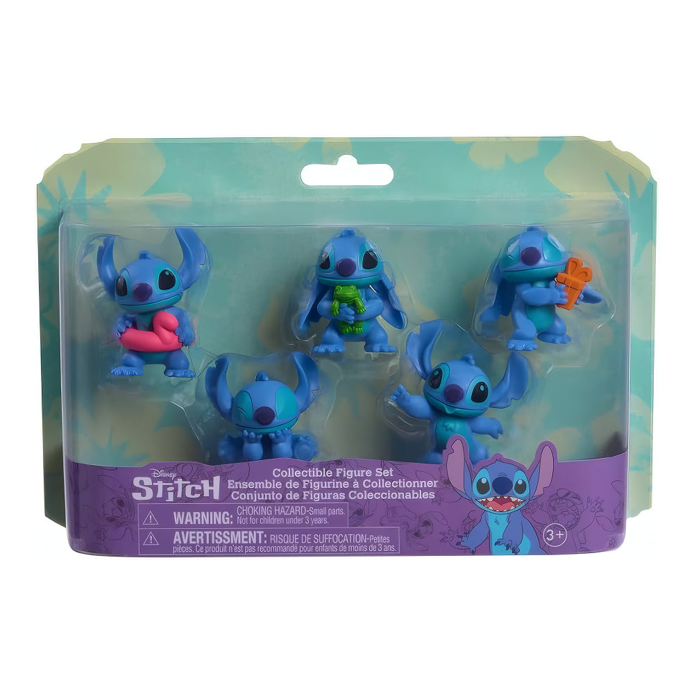 مجموعة شخصيات مصغرة قابلة للتجميع من STITCH مكونة من 5 قطع