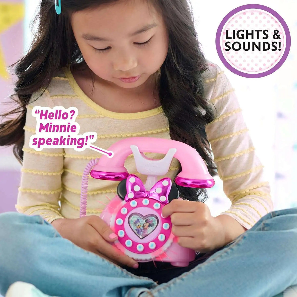 Disney Junior Minnie Mouse Ring Me Rotary Phone